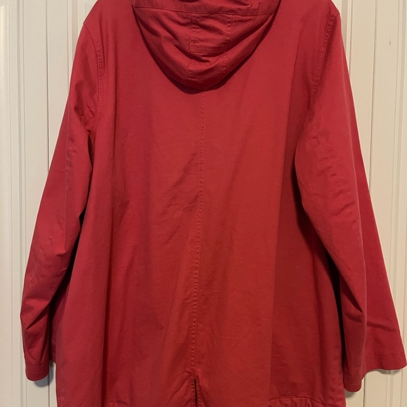 Women's J Jill Pink Jacket with front zipper with button closure. Like new - Picture 5 of 6